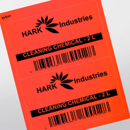 Professional Printed Rectangle Labels
