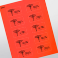 Professional Printed Rectangle Labels