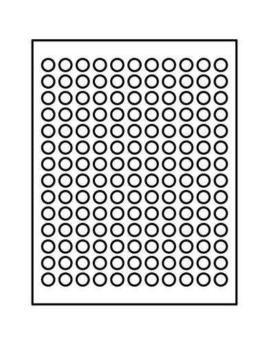 Avery Round Template