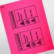 Professional Printed Rectangle Labels