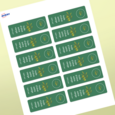 Étiquettes rectangulaires