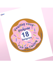 Étiquettes rondes