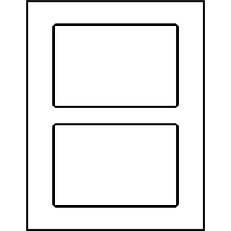 Avery Rectangle Template