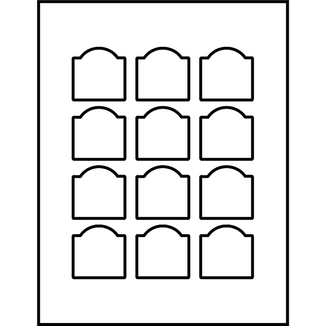 Avery Arched Template