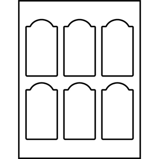 Avery Arched Template