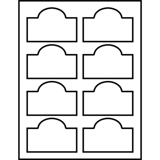 Avery Arched Template