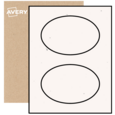 Oval Labels By The Sheet