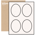 Oval Labels By The Sheet