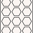 Hexagon Labels By The Sheet