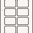 Étiquettes rectangulaires