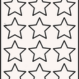 Star Labels By The Sheet