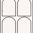 Arched Labels By The Sheet