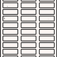 Étiquettes rectangulaires