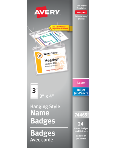 Avery® Hanging Name Badge kit 