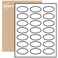 Oval Labels By The Sheet