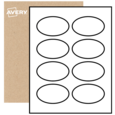 Oval Labels By The Sheet