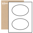 Oval Labels By The Sheet