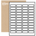 Étiquettes rectangulaires