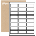 Étiquettes rectangulaires