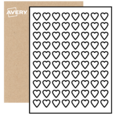 Heart Labels By The Sheet