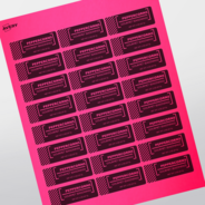 Professional Printed Rectangle Labels