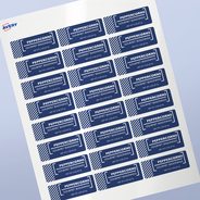 Étiquettes rectangulaires