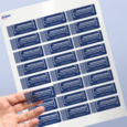 Professional Printed Rectangle Labels