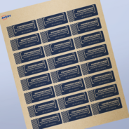 Étiquettes rectangulaires