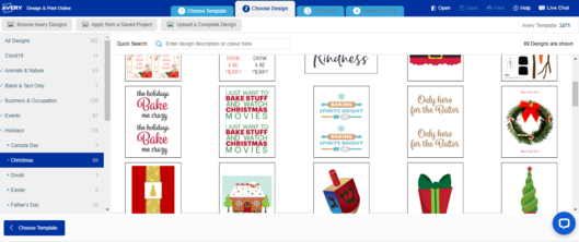 holiday templates