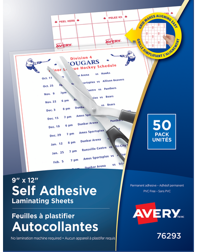  Self Adhesive Laminating Sheets