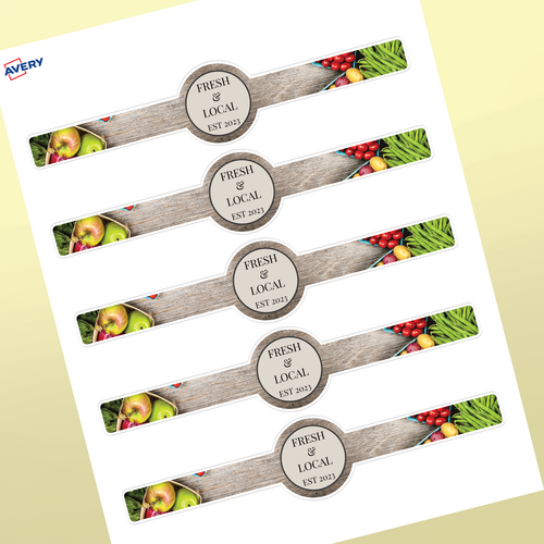 Professional Printed Band Labels