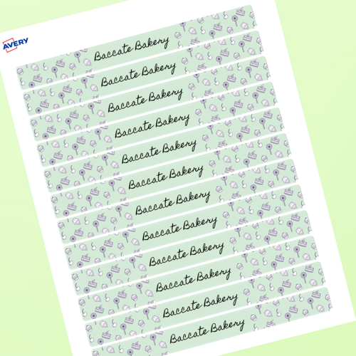 Professional Printed Rectangle Labels