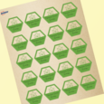 Étiquettes hexagonales
