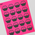 Professional Printed Hexagon Labels