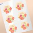 Professional Printed Hexagon Labels
