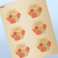 Professional Printed Hexagon Labels