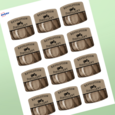 Professional Printed Arched Square Labels