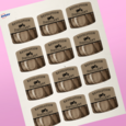 Professional Printed Arched Square Labels