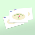 Professional Printed Oval Sticker