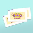 Professional Printed Rectangle Sticker