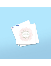 Professional Printed Starburst Sticker