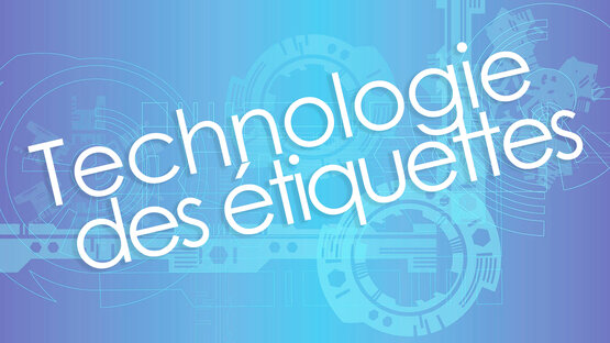 Technologie des étiquettes rectangulaires blanches