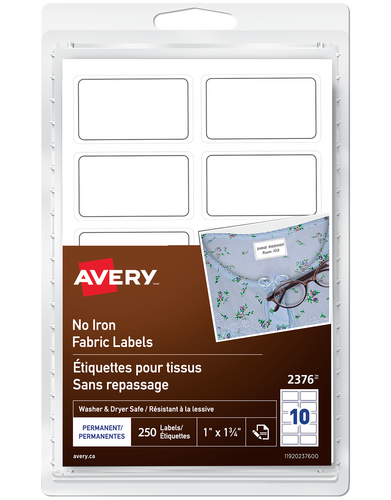 No-Iron Fabric Labels
