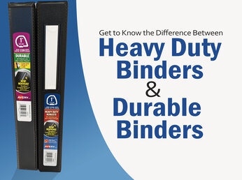 The Difference Between Durable and Heavy Duty Binders