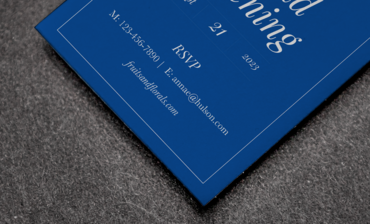 Rectangle Invitation Card
