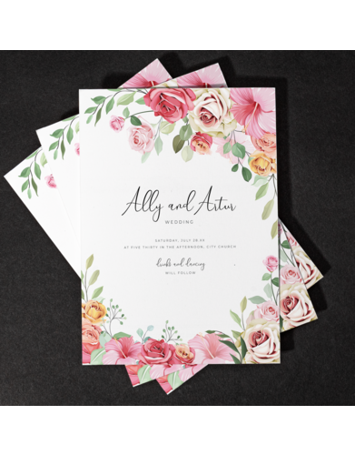 Professional Printed Invitation