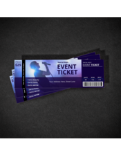 Professional Printed Ticket
