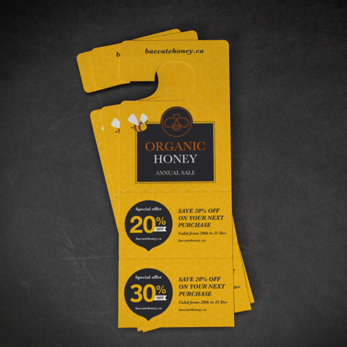 Custom Printed Door Hangers with Tear-Away Cards, 4.25" x 11" | Avery