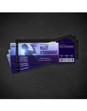 Billets imprimée professionnelle