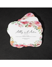 Cartes d'invitation imprimée professionnelle